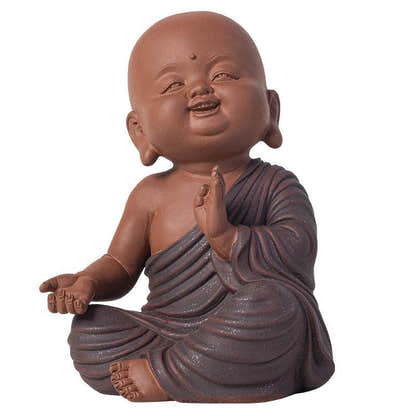 Purple Sand Meditation Buddha Statue - Tibetan Buddhist statue, view 5
