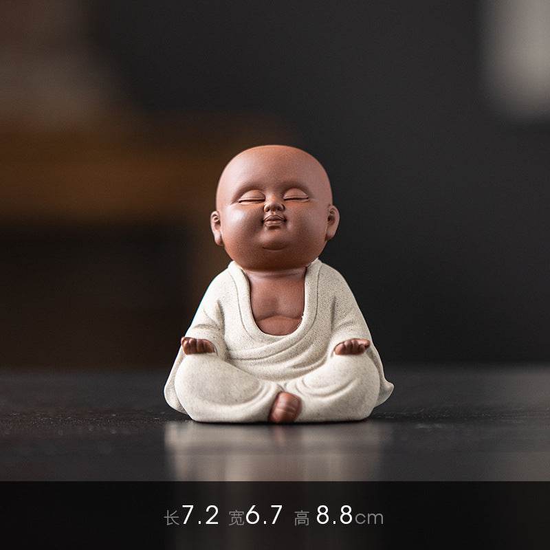 Purple Sand Meditation Buddha Statues - Tibetan Buddhist statue, view 25