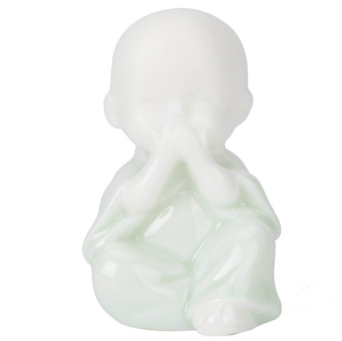 Ceramic Meditation Buddha Statue - Tibetan Buddhist statue, view 5