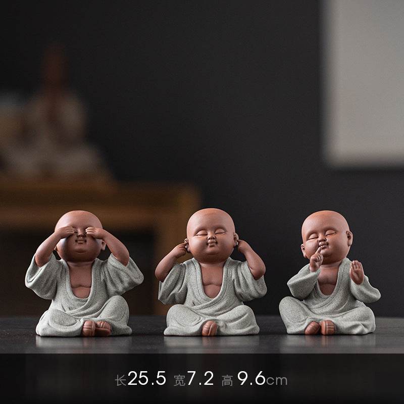 Purple Sand Meditation Buddha Statues - Tibetan Buddhist statue, view 12