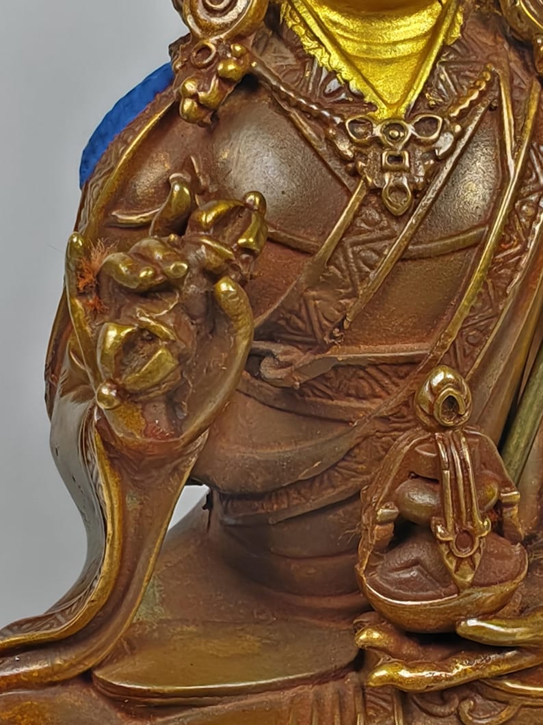 Padmasambhava - Lotus-Born Guru Rinpoche - Buddha Statue - Tibetan Buddhist statue, view 11