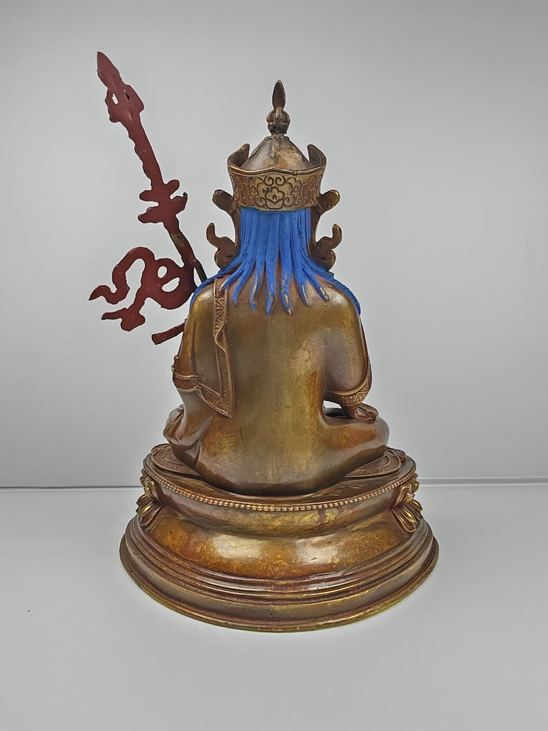 Padmasambhava - Lotus-Born Guru Rinpoche - Buddha Statue - Tibetan Buddhist statue, view 9