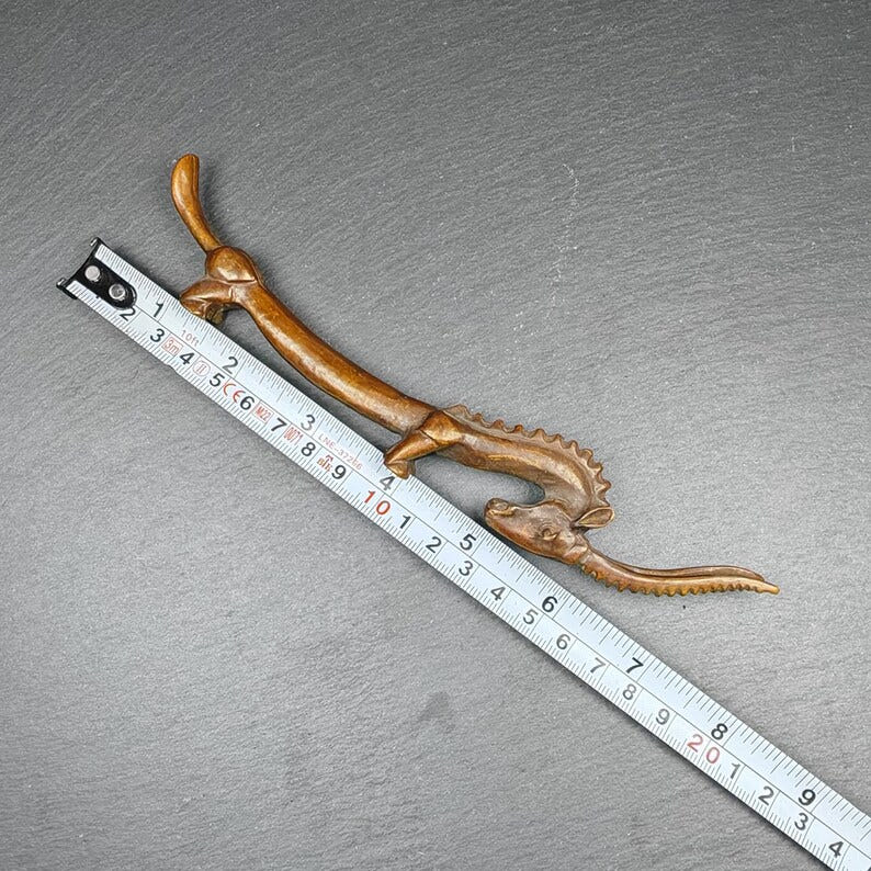 Red Copper Antelope Desktop Ornament - Tibetan Buddhist art, view 9