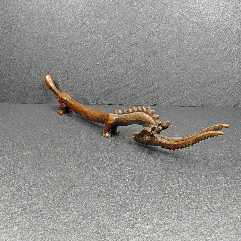 Red Copper Antelope Desktop Ornament - Tibetan Buddhist art, view 4