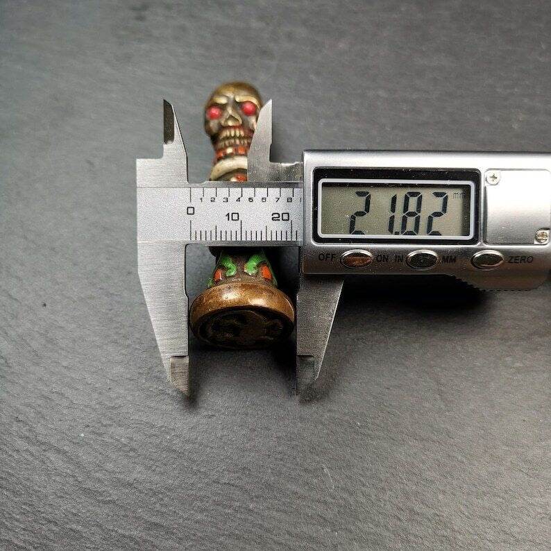 Seal Stamp Amulet - Gecko Pattern - Tibetan Buddhist amulet, view 7