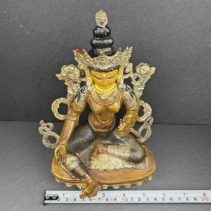 Green Tara Statue - Handmade Tibetan Buddha Statue - Tibetan Buddhist statue, view 10