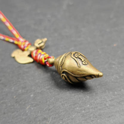 Shankha Shell - Divine Conch Amulet - Tibetan Buddhist amulet, view 6