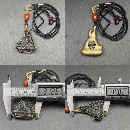 Buddha Statue Amulet, Pendant - Tibetan Buddhist amulet, view 9