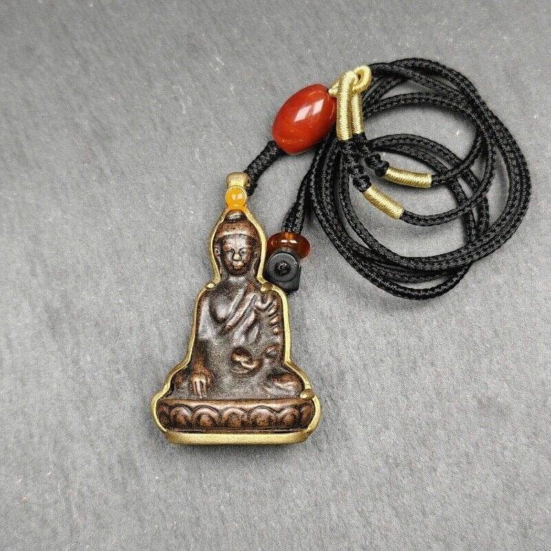 Buddha Statue Amulet, Pendant - Tibetan Buddhist amulet, view 25