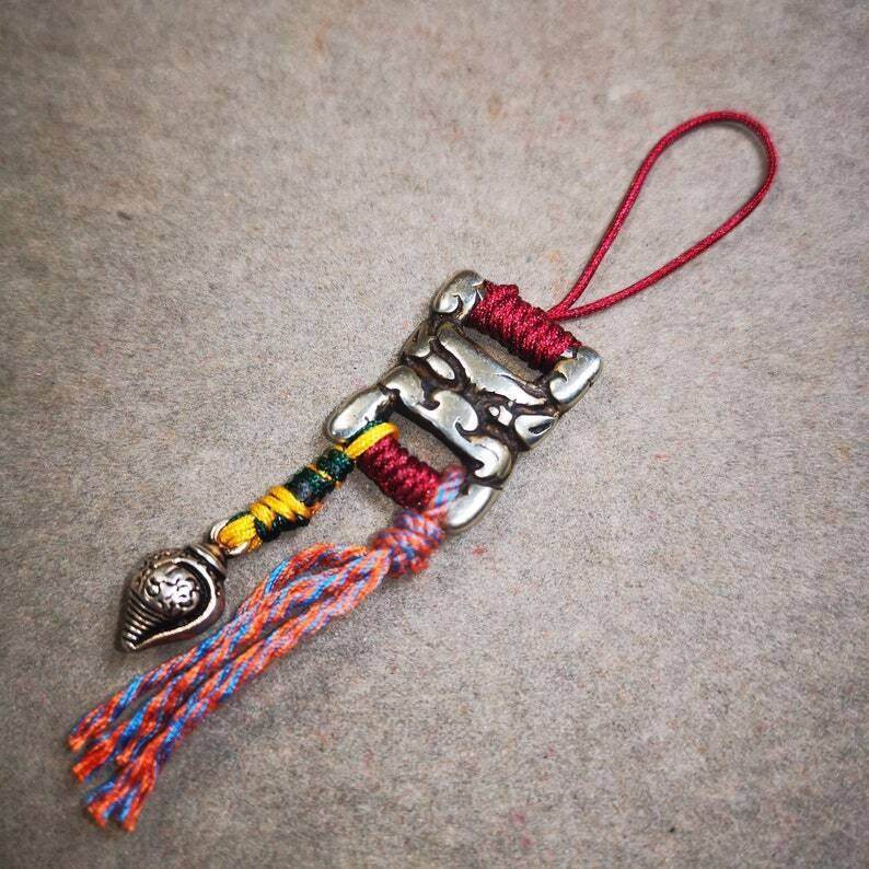 Scripture Book Buckle Amulet Pendant - Tibetan Buddhist amulet, view 6
