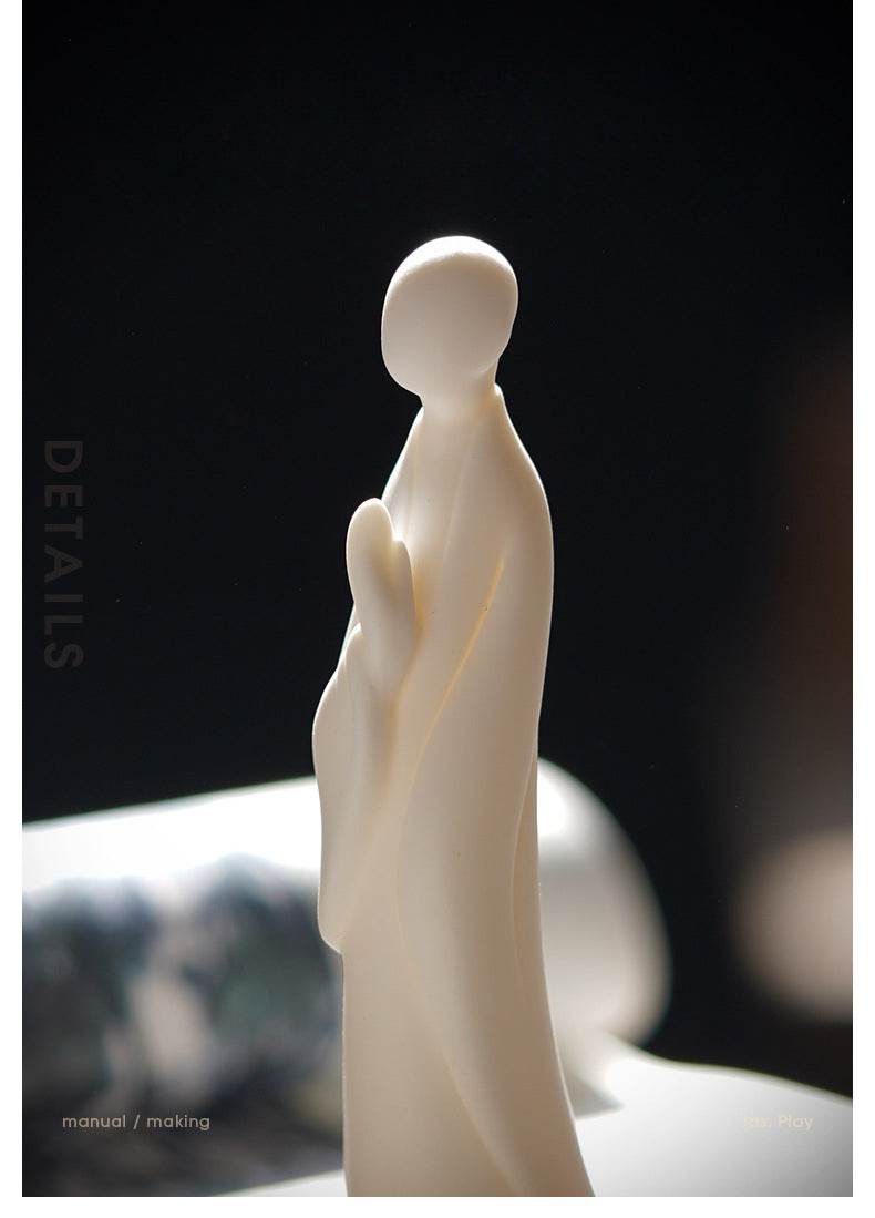 White Porcelain Buddha Statues - Tibetan Buddhist statue, view 11