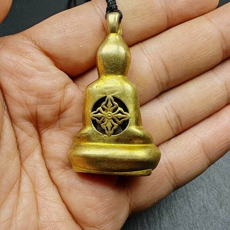 Buddha Statue Amulet, Pendant - Tibetan Buddhist amulet, view 16