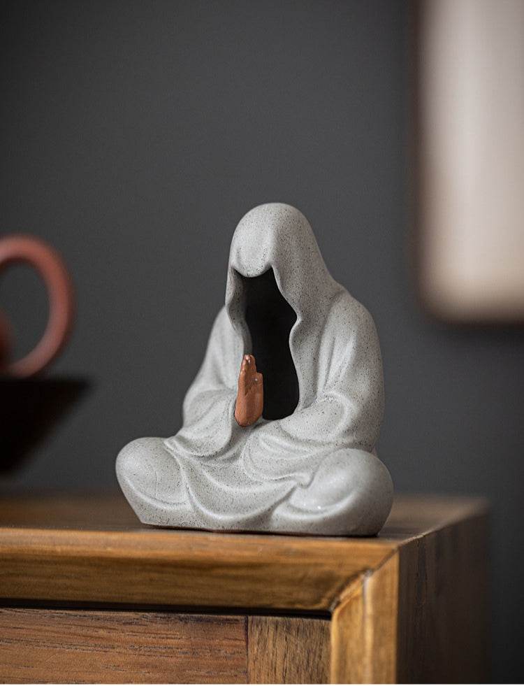 Purple Sand Meditation Buddha Statue - Tibetan Buddhist statue, view 13