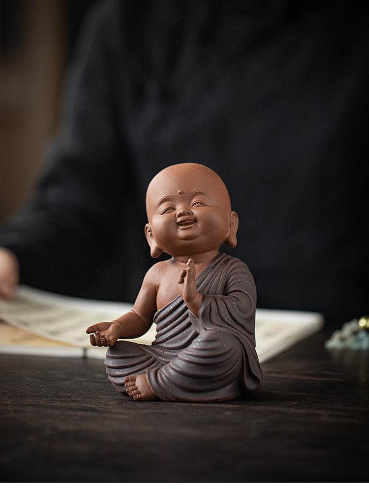 Purple Sand Meditation Buddha Statue - Tibetan Buddhist statue, view 15