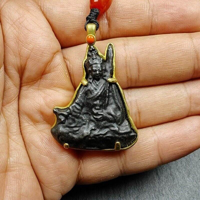 Buddha Statue Amulet, Pendant - Tibetan Buddhist amulet, view 19