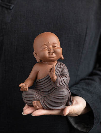 Purple Sand Meditation Buddha Statue - Tibetan Buddhist statue, view 11
