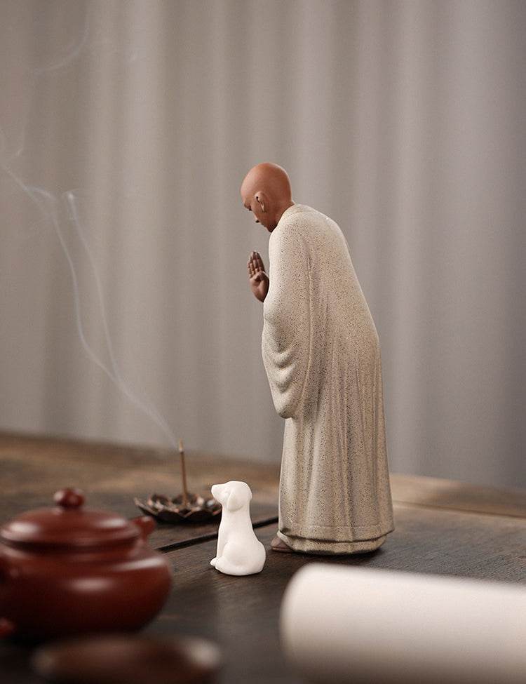 Purple Sand Meditation Buddha Statues - Tibetan Buddhist statue, view 9