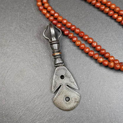 Round Kartika Knife 4.0" - Tibetan Buddhist art, view 5