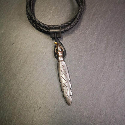 Manjusri Sword Amulet 2.8" - Tibetan Buddhist amulet, view 4