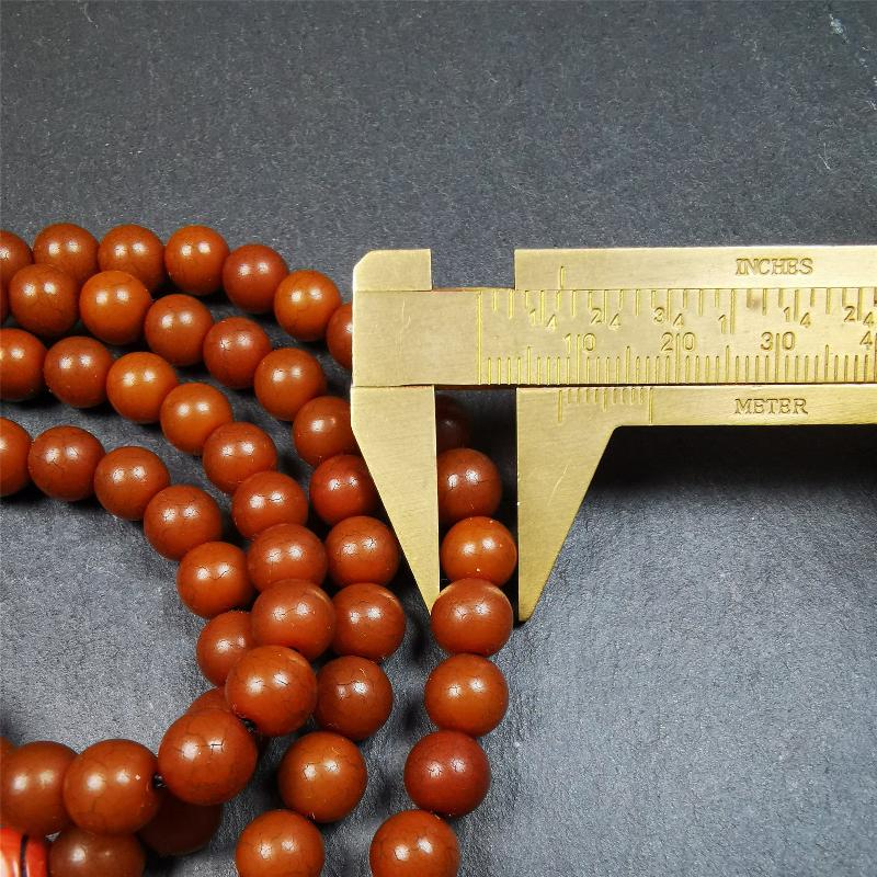 Corypha Linn Seed Mala,0.32" - Tibetan Buddhist mala beads, view 9