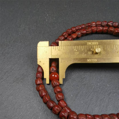 Cypress Seed Beads Mala,0.26" - Tibetan Buddhist mala beads, view 10