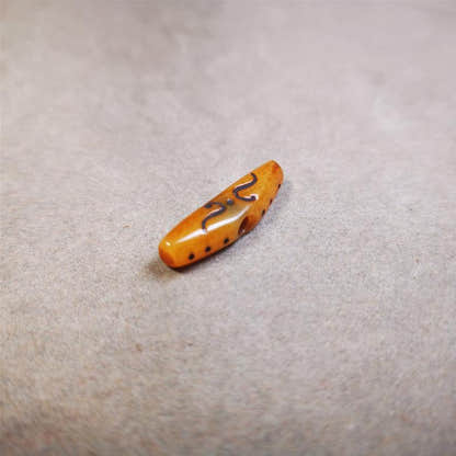 Bone Ruyi Amulet Pendant 1.1" - Tibetan Buddhist amulet, view 7