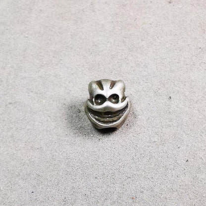 Skull Citipati Beads 0.47" - Tibetan Buddhist art, view 11
