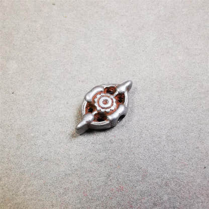 Cold Iron Vajra Amulet 1.0" - Tibetan Buddhist amulet, view 7