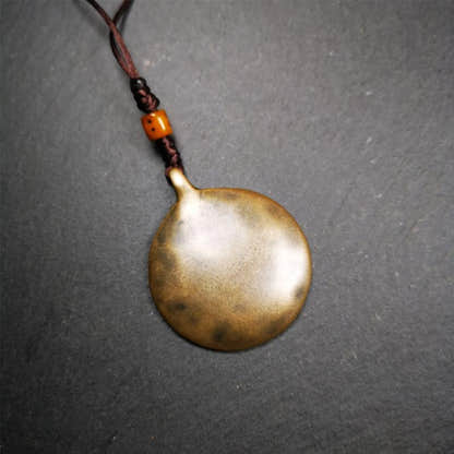Copper Melong 1.77" - Tibetan Buddhist art, view 4