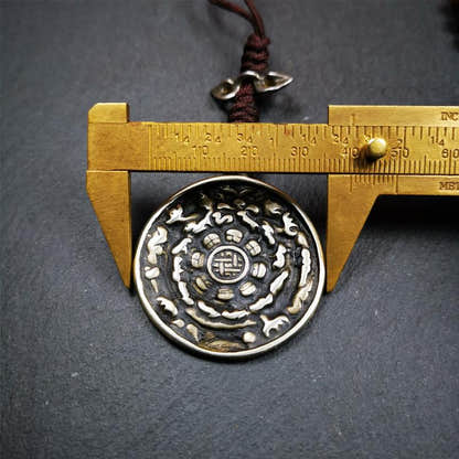 Iron Melong 1.57" - Tibetan Buddhist art, view 9