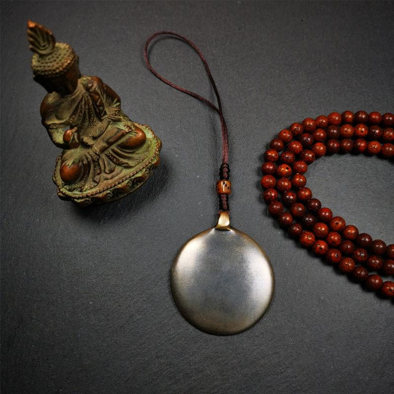 Copper Melong 1.96" - Tibetan Buddhist art, view 8