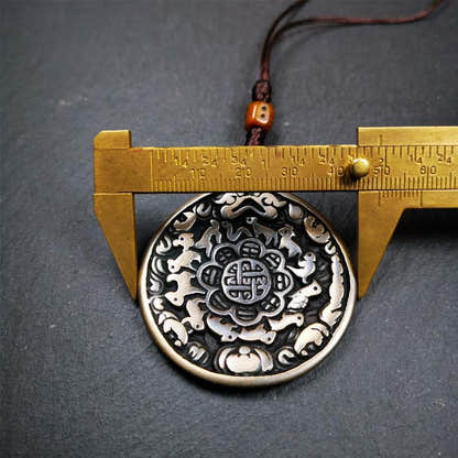 Copper Melong 1.96" - Tibetan Buddhist art, view 9