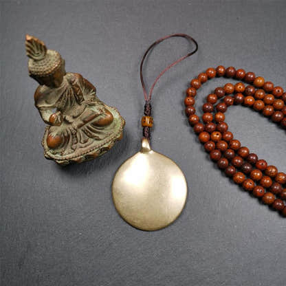 Copper Melong 1.93" - Tibetan Buddhist art, view 6