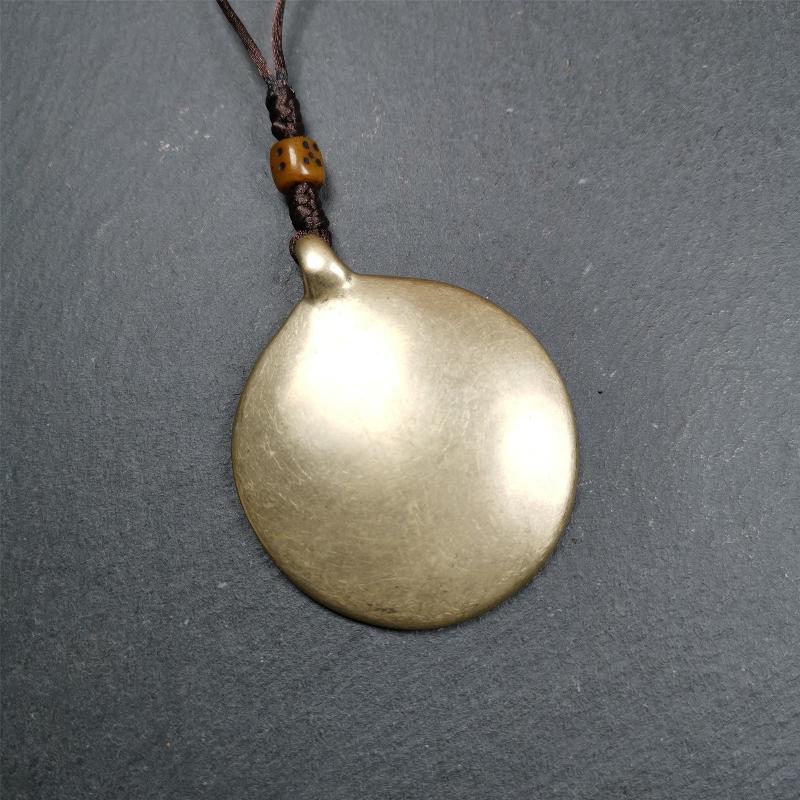 Copper Melong 1.93" - Tibetan Buddhist art, view 4