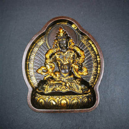 Vajrasatva,Dorje Sempa Tsa Tsa Mold - Tibetan tsa tsa mold, detailed view