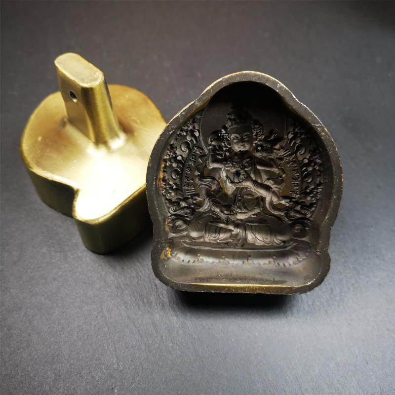 Vajrasattva Tsa Tsa Mold 2.95“ - Tibetan tsa tsa mold, view 7