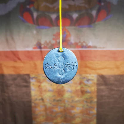 Guru Rinpoche Pendant 1.4" - Tibetan Buddhist art, view 11