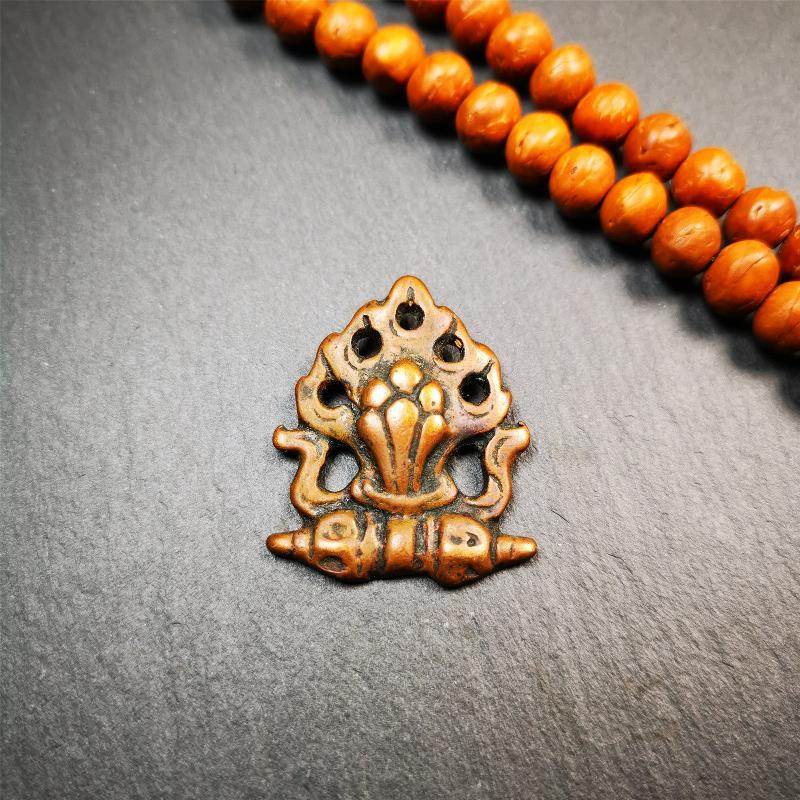 Wish-Fulfilling Cintamani Amulet - Tibetan Buddhist amulet, view 6