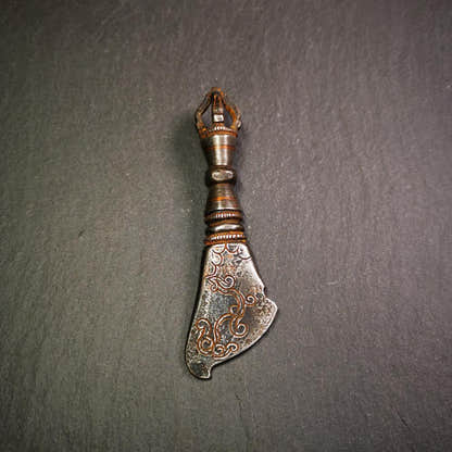Kartika Knife 3.9" - Tibetan Buddhist art, view 4