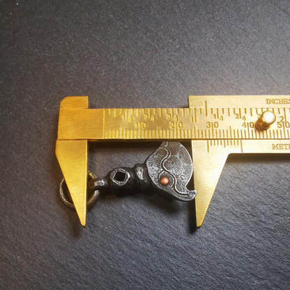Kartika Pendant, 1.1" - Tibetan Buddhist art, view 9