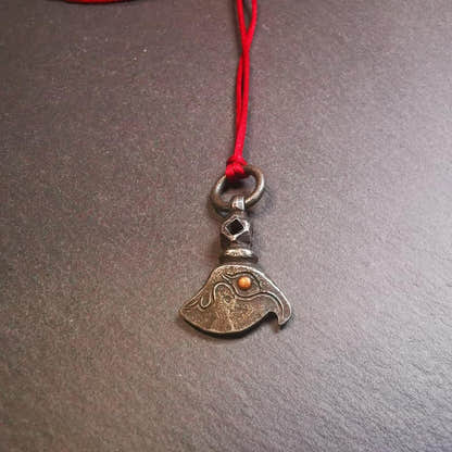 Kartika Pendant, 1.1" - Tibetan Buddhist art, view 4