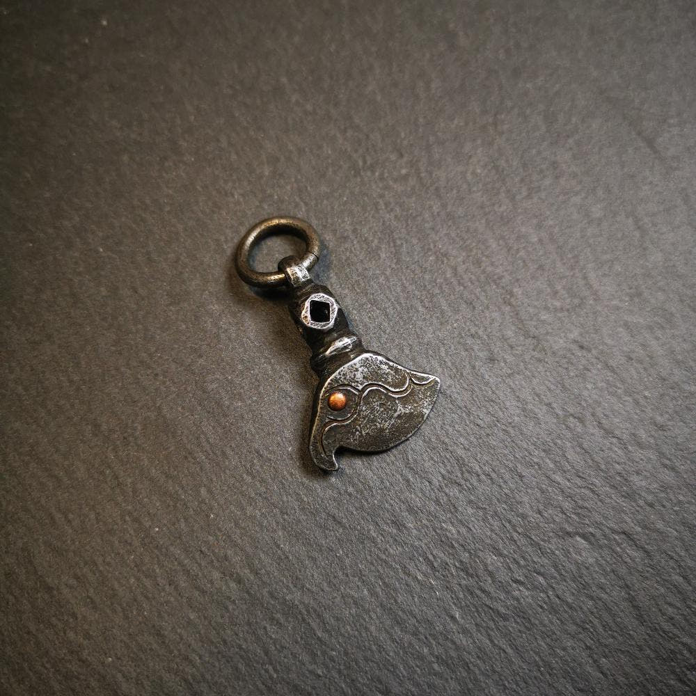 Kartika Pendant, 1.1" - Tibetan Buddhist art, view 7