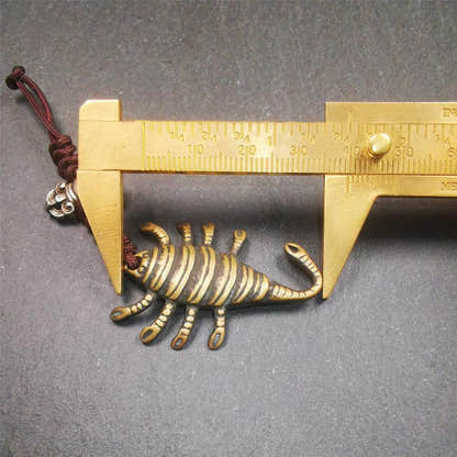 Scorpion Guru Amulet 1.57" - Tibetan Buddhist amulet, view 9