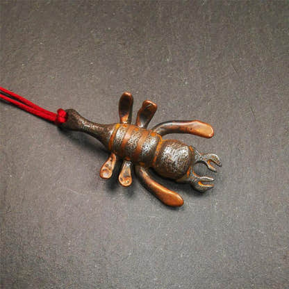 Scorpion Guru Amulet 2.3" - Tibetan Buddhist amulet, view 6