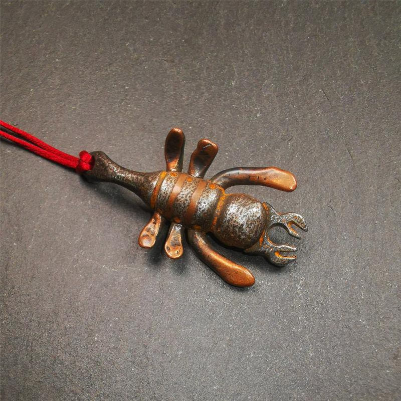 Scorpion Guru Amulet 2.3" - Tibetan Buddhist amulet, view 6