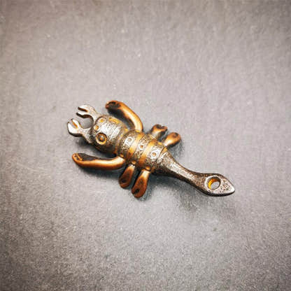Scorpion Guru Amulet 2.3" - Tibetan Buddhist amulet, view 9