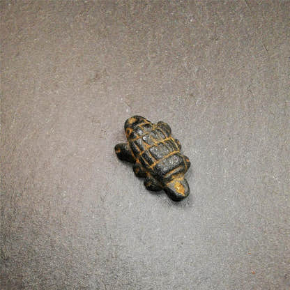 Obsidian Scorpion Amulet 1.1" - Tibetan Buddhist amulet, view 9