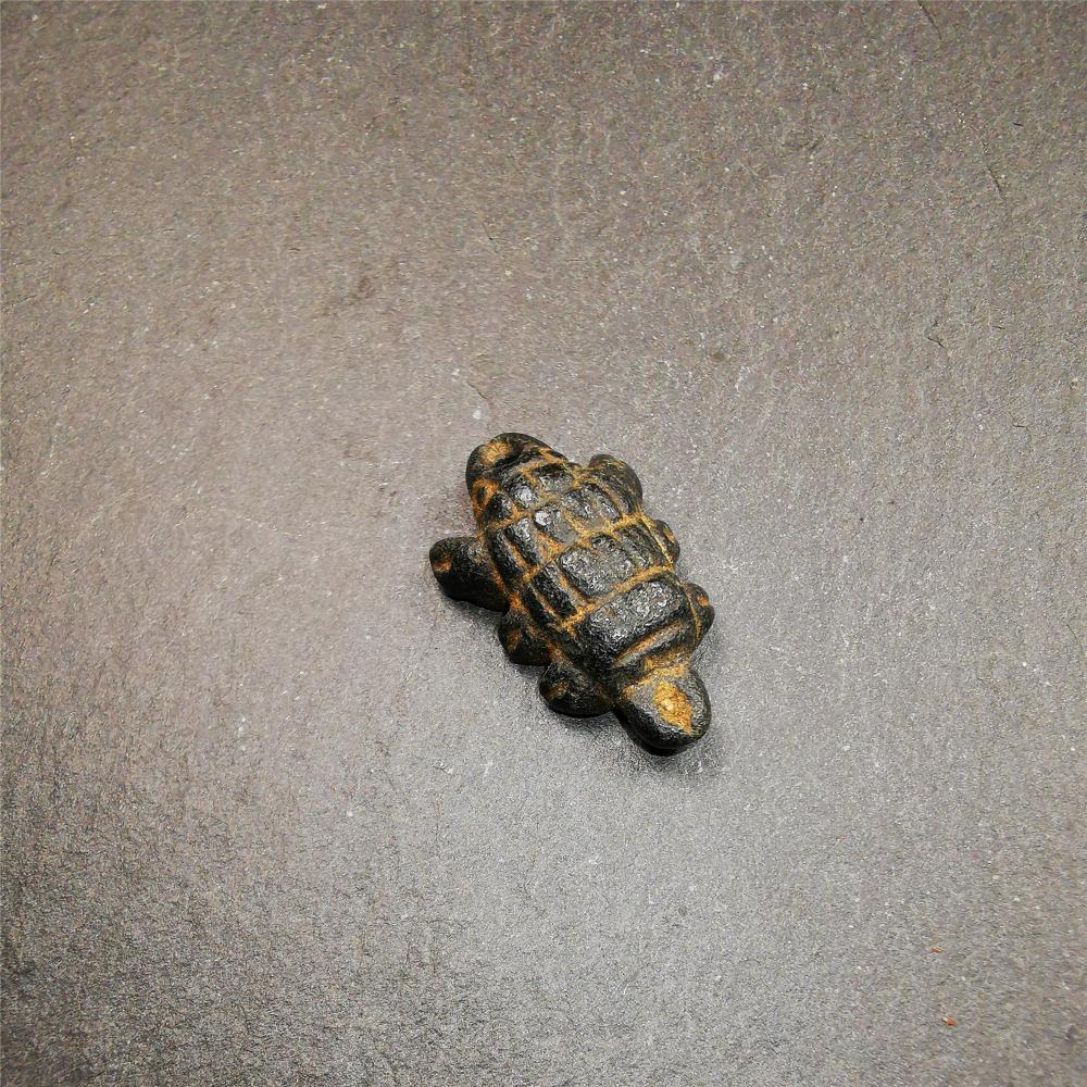 Obsidian Scorpion Amulet 1.1" - Tibetan Buddhist amulet, view 9