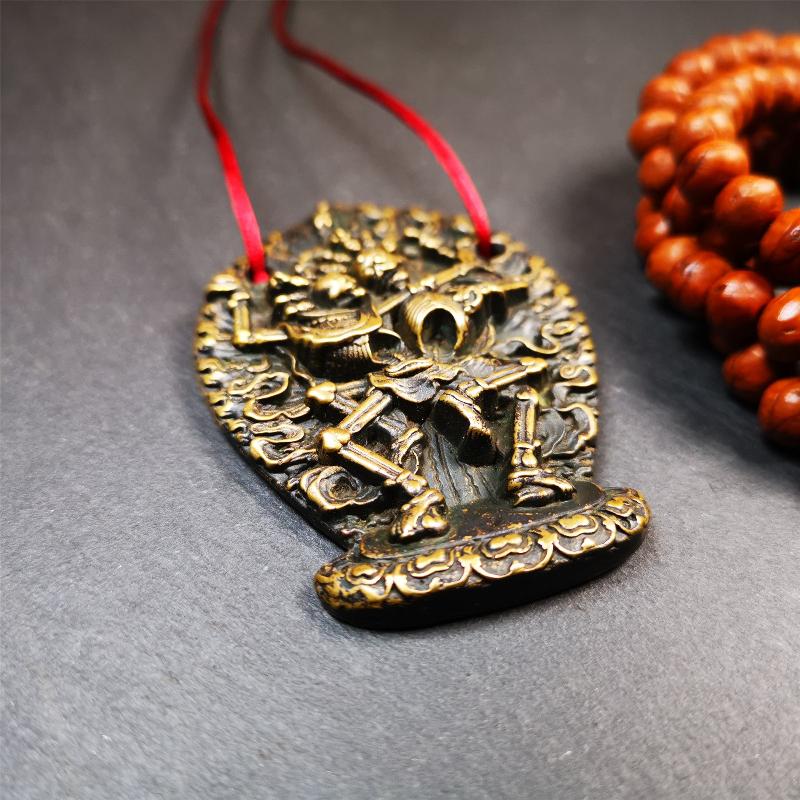 Skull Sitavana Statue - 2.1" - Tibetan Buddhist amulet, view 5