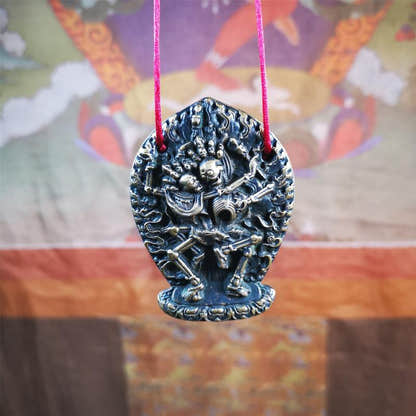 Skull Sitavana Statue - 2.1" - Tibetan Buddhist amulet, view 7